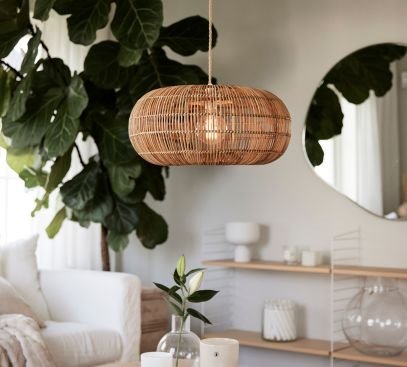 Baner: Lampy rattanowe